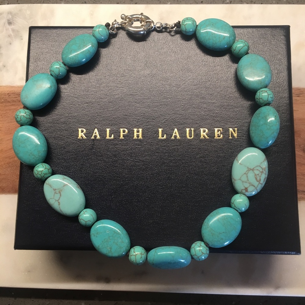 Lauren RL turquoise necklace